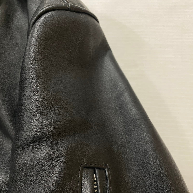 【中古品】【メンズ】 FAST LANE ファスト レイン COW LEATHER DOUBLERIDERS 牛革 ダブルライダース アウター 147-261019-sa-01-teih サイズ：36 カラー：BLACK 万代Net店