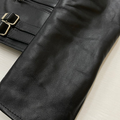 【中古品】【メンズ】 FAST LANE ファスト レイン COW LEATHER DOUBLERIDERS 牛革 ダブルライダース アウター 147-261019-sa-01-teih サイズ：36 カラー：BLACK 万代Net店