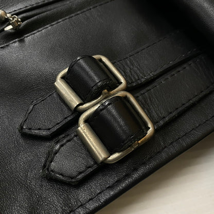 【中古品】【メンズ】 FAST LANE ファスト レイン COW LEATHER DOUBLERIDERS 牛革 ダブルライダース アウター 147-261019-sa-01-teih サイズ：36 カラー：BLACK 万代Net店