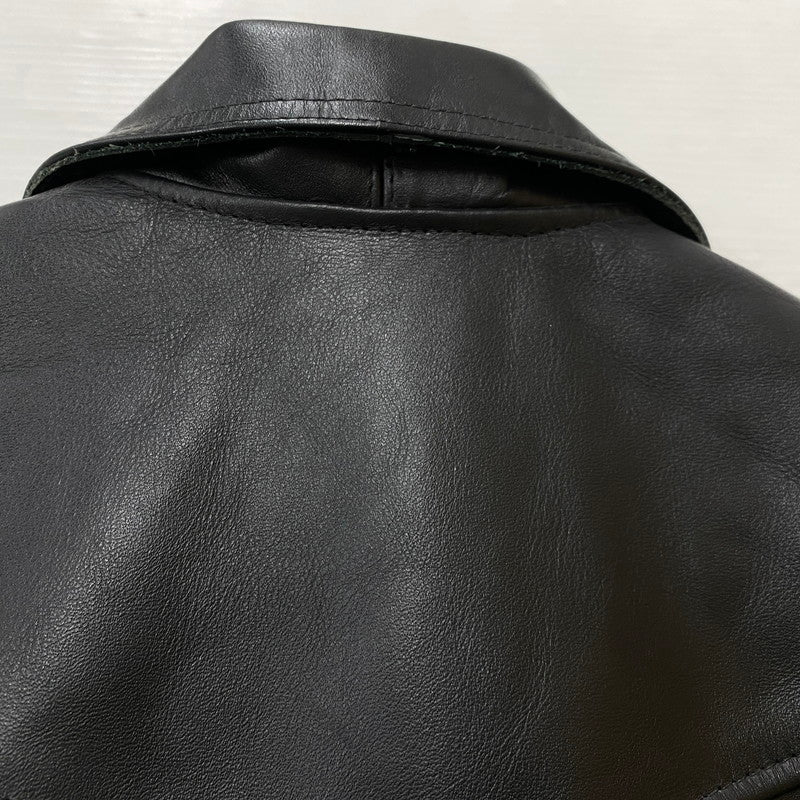 【中古品】【メンズ】 FAST LANE ファスト レイン COW LEATHER DOUBLERIDERS 牛革 ダブルライダース アウター 147-261019-sa-01-teih サイズ：36 カラー：BLACK 万代Net店