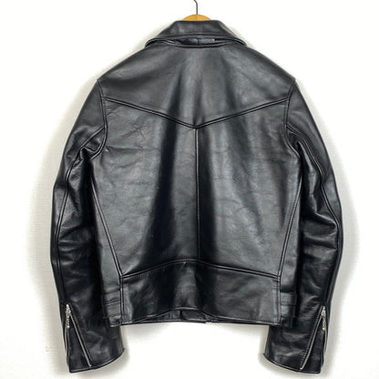 【中古品】【メンズ】 FAST LANE ファスト レイン COW LEATHER DOUBLERIDERS 牛革 ダブルライダース アウター 147-261019-sa-01-teih サイズ：36 カラー：BLACK 万代Net店