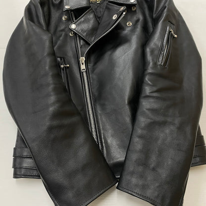 【中古品】【メンズ】 FAST LANE ファスト レイン COW LEATHER DOUBLERIDERS 牛革 ダブルライダース アウター 147-261019-sa-01-teih サイズ：36 カラー：BLACK 万代Net店
