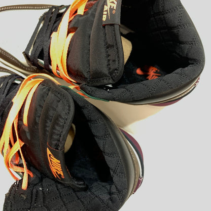 【中古品】【メンズ】 NIKE ナイキ DH3097-001 AIR JORDAN 1 HIGH OG "HAND CRAFTED" スニーカー 靴 箱付き・黒タグ・シューレース付き ※小さな汚れあり 160-261024-io-25-fuzh サイズ：27.5cm カラー：茶.緑.白 万代Net店