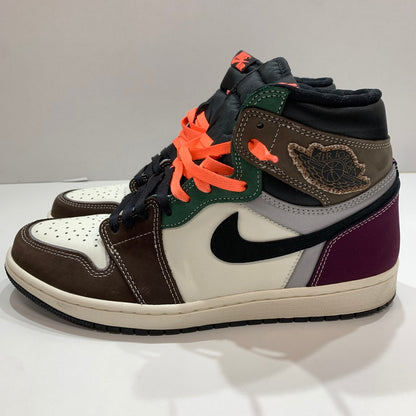 【中古品】【メンズ】 NIKE ナイキ DH3097-001 AIR JORDAN 1 HIGH OG "HAND CRAFTED" スニーカー 靴 箱付き・黒タグ・シューレース付き ※小さな汚れあり 160-261024-io-25-fuzh サイズ：27.5cm カラー：茶.緑.白 万代Net店