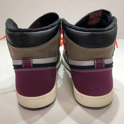 【中古品】【メンズ】 NIKE ナイキ DH3097-001 AIR JORDAN 1 HIGH OG "HAND CRAFTED" スニーカー 靴 箱付き・黒タグ・シューレース付き ※小さな汚れあり 160-261024-io-25-fuzh サイズ：27.5cm カラー：茶.緑.白 万代Net店