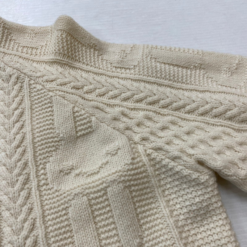 【中古品】【メンズ】 CUNE キューン SWEATER RABBIT CACCIATORE SWEATER AM10JB039 うさぎ漁師風 セーター 長袖 トップス 145-261019-sa-07-teih サイズ：3 カラー：ナチュラル 万代Net店