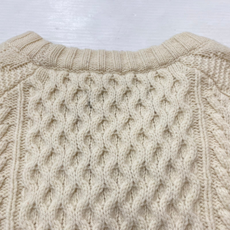 【中古品】【メンズ】 CUNE キューン SWEATER RABBIT CACCIATORE SWEATER AM10JB039 うさぎ漁師風 セーター 長袖 トップス 145-261019-sa-07-teih サイズ：3 カラー：ナチュラル 万代Net店