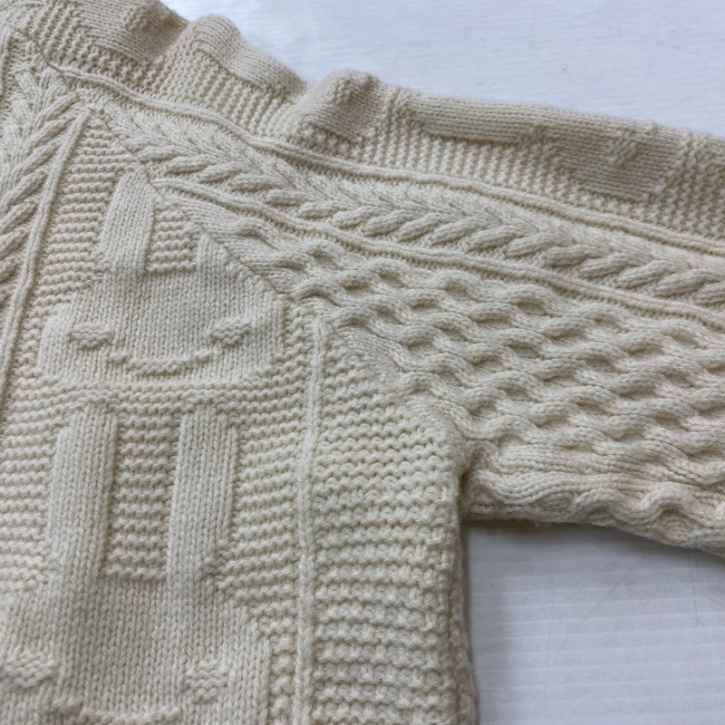 【中古品】【メンズ】 CUNE キューン SWEATER RABBIT CACCIATORE SWEATER AM10JB039 うさぎ漁師風 セーター 長袖 トップス 145-261019-sa-07-teih サイズ：3 カラー：ナチュラル 万代Net店