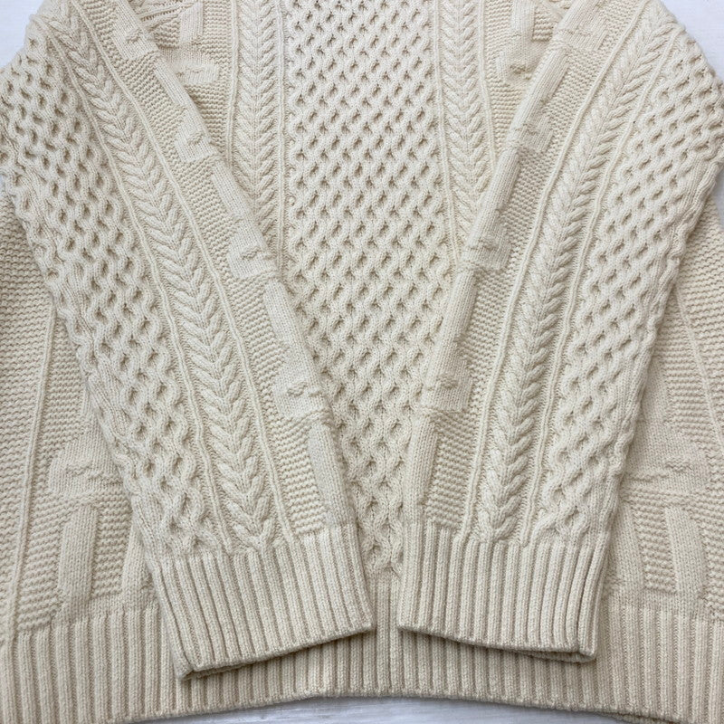 【中古品】【メンズ】 CUNE キューン SWEATER RABBIT CACCIATORE SWEATER AM10JB039 うさぎ漁師風 セーター 長袖 トップス 145-261019-sa-07-teih サイズ：3 カラー：ナチュラル 万代Net店