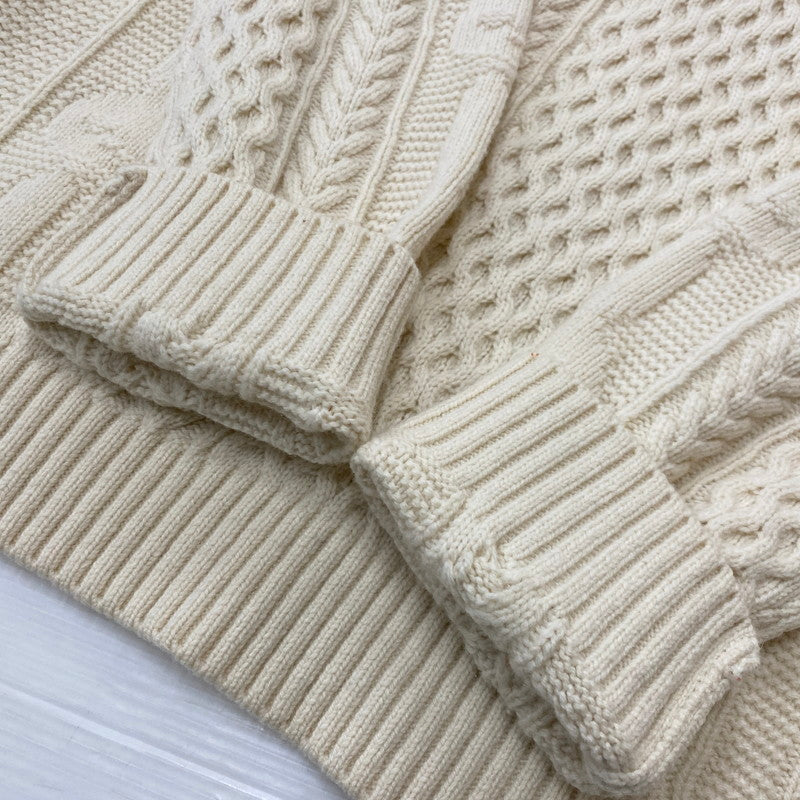 【中古品】【メンズ】 CUNE キューン SWEATER RABBIT CACCIATORE SWEATER AM10JB039 うさぎ漁師風 セーター 長袖 トップス 145-261019-sa-07-teih サイズ：3 カラー：ナチュラル 万代Net店