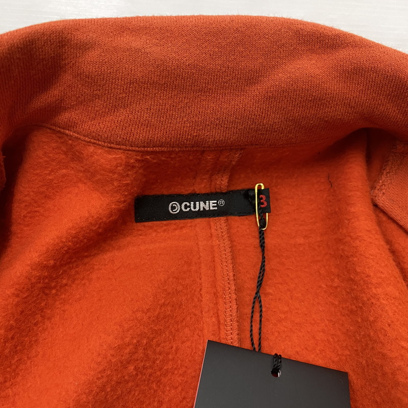 【中古品】【メンズ】 CUNE キューン FIEECE LINING P COAT CC10HD05 裏毛 ピー コート アウター 145-261019-sa-06-teih サイズ：3 カラー：オレンジ 万代Net店