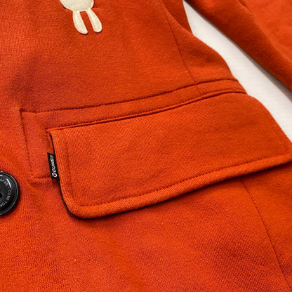 【中古品】【メンズ】 CUNE キューン FIEECE LINING P COAT CC10HD05 裏毛 ピー コート アウター 145-261019-sa-06-teih サイズ：3 カラー：オレンジ 万代Net店
