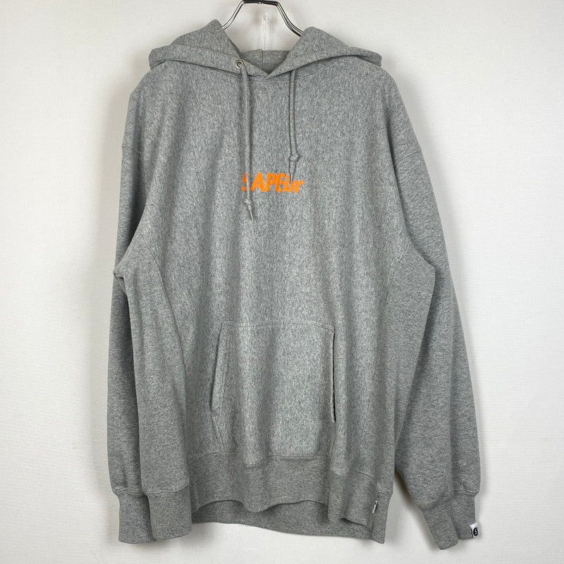 【中古品】【メンズ】 SAPEUR サプール × HAMADA ハマダ 別注コラボ LOGO HOODIE ロゴ フーディ 長袖 トップス プルーオーバーパーカー 142-261019-sa-05-teih サイズ：XL カラー：グレー 万代Net店