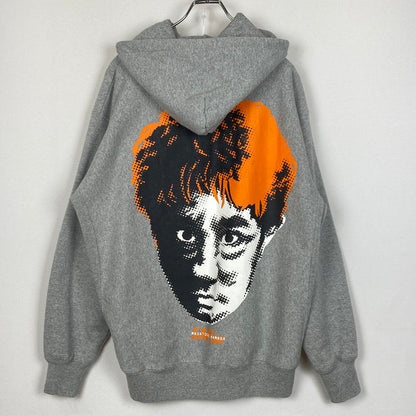 【中古品】【メンズ】 SAPEUR サプール × HAMADA ハマダ 別注コラボ LOGO HOODIE ロゴ フーディ 長袖 トップス プルーオーバーパーカー 142-261019-sa-05-teih サイズ：XL カラー：グレー 万代Net店