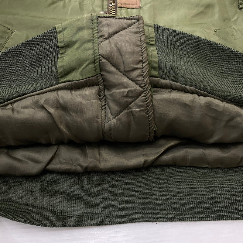 【現状渡し品】【メンズ】 TED COMPANY テッド カンパニー TED MAN MA-1 FLIGHT JACKET テッドマン エムエーワン フライト ジャケット アウター 145-261019-sa-04-teih サイズ：44 カラー：カーキ 万代Net店