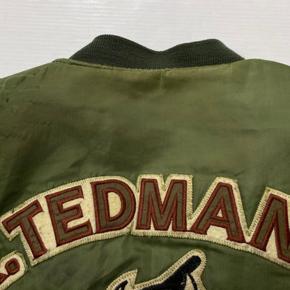 【現状渡し品】【メンズ】 TED COMPANY テッド カンパニー TED MAN MA-1 FLIGHT JACKET テッドマン エムエーワン フライト ジャケット アウター 145-261019-sa-04-teih サイズ：44 カラー：カーキ 万代Net店