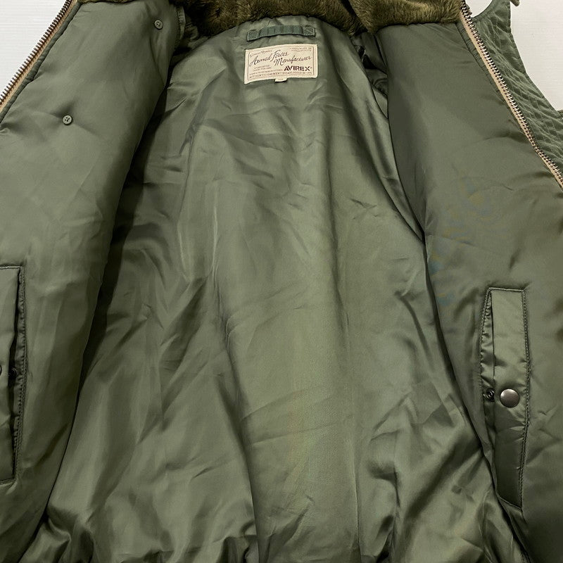 【中古品】【メンズ】 AVIREX アヴィレックス FLIGHT JACKET 6152177 N-2B フライト ジャケット アウター 145-261019-sa-03-teih サイズ：2XL カラー：カーキ 万代Net店