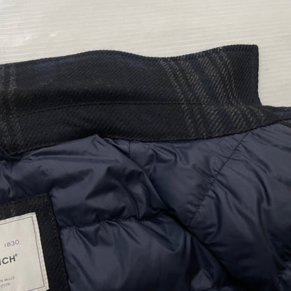 【中古品】【メンズ】 WOOLRICH ウールリッチ ALASKAN WOOL CHECK OVERSHIR WOOS0048 アラスカン ウール チェック オーバーシャツ 長袖 トップス 144-261021-sa-11-teih サイズ：M カラー：グレー 万代Net店