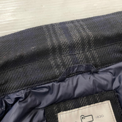 【中古品】【メンズ】 WOOLRICH ウールリッチ ALASKAN WOOL CHECK OVERSHIR WOOS0048 アラスカン ウール チェック オーバーシャツ 長袖 トップス 144-261021-sa-11-teih サイズ：M カラー：グレー 万代Net店