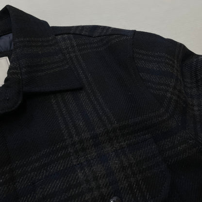 【中古品】【メンズ】 WOOLRICH ウールリッチ ALASKAN WOOL CHECK OVERSHIR WOOS0048 アラスカン ウール チェック オーバーシャツ 長袖 トップス 144-261021-sa-11-teih サイズ：M カラー：グレー 万代Net店