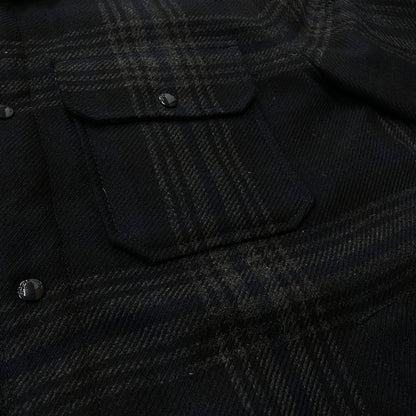 【中古品】【メンズ】 WOOLRICH ウールリッチ ALASKAN WOOL CHECK OVERSHIR WOOS0048 アラスカン ウール チェック オーバーシャツ 長袖 トップス 144-261021-sa-11-teih サイズ：M カラー：グレー 万代Net店
