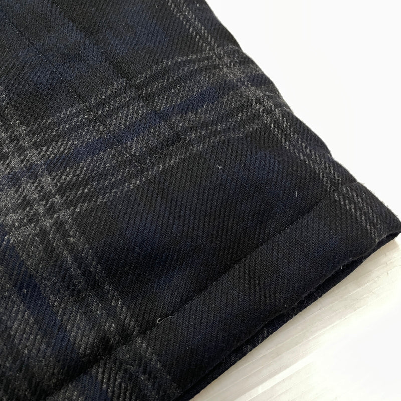 【中古品】【メンズ】 WOOLRICH ウールリッチ ALASKAN WOOL CHECK OVERSHIR WOOS0048 アラスカン ウール チェック オーバーシャツ 長袖 トップス 144-261021-sa-11-teih サイズ：M カラー：グレー 万代Net店
