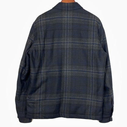 【中古品】【メンズ】 WOOLRICH ウールリッチ ALASKAN WOOL CHECK OVERSHIR WOOS0048 アラスカン ウール チェック オーバーシャツ 長袖 トップス 144-261021-sa-11-teih サイズ：M カラー：グレー 万代Net店