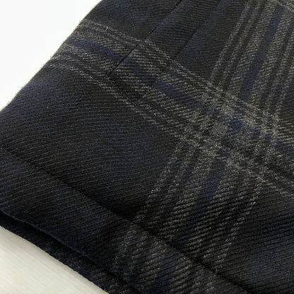 【中古品】【メンズ】 WOOLRICH ウールリッチ ALASKAN WOOL CHECK OVERSHIR WOOS0048 アラスカン ウール チェック オーバーシャツ 長袖 トップス 144-261021-sa-11-teih サイズ：M カラー：グレー 万代Net店