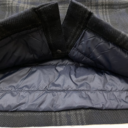 【中古品】【メンズ】 WOOLRICH ウールリッチ ALASKAN WOOL CHECK OVERSHIR WOOS0048 アラスカン ウール チェック オーバーシャツ 長袖 トップス 144-261021-sa-11-teih サイズ：M カラー：グレー 万代Net店