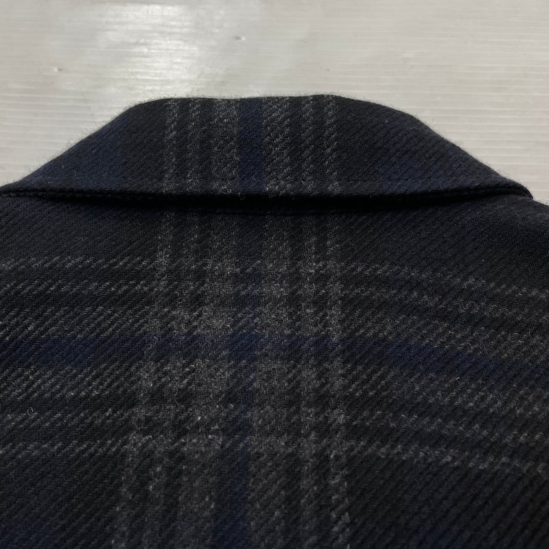 【中古品】【メンズ】 WOOLRICH ウールリッチ ALASKAN WOOL CHECK OVERSHIR WOOS0048 アラスカン ウール チェック オーバーシャツ 長袖 トップス 144-261021-sa-11-teih サイズ：M カラー：グレー 万代Net店