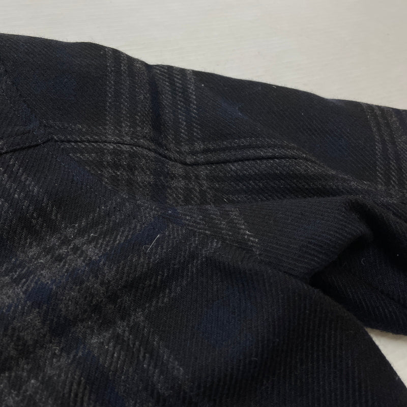 【中古品】【メンズ】 WOOLRICH ウールリッチ ALASKAN WOOL CHECK OVERSHIR WOOS0048 アラスカン ウール チェック オーバーシャツ 長袖 トップス 144-261021-sa-11-teih サイズ：M カラー：グレー 万代Net店