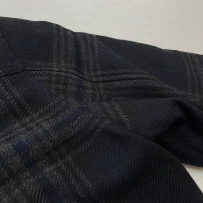 【中古品】【メンズ】 WOOLRICH ウールリッチ ALASKAN WOOL CHECK OVERSHIR WOOS0048 アラスカン ウール チェック オーバーシャツ 長袖 トップス 144-261021-sa-11-teih サイズ：M カラー：グレー 万代Net店