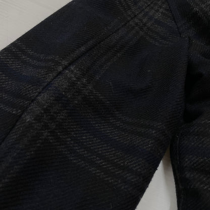 【中古品】【メンズ】 WOOLRICH ウールリッチ ALASKAN WOOL CHECK OVERSHIR WOOS0048 アラスカン ウール チェック オーバーシャツ 長袖 トップス 144-261021-sa-11-teih サイズ：M カラー：グレー 万代Net店