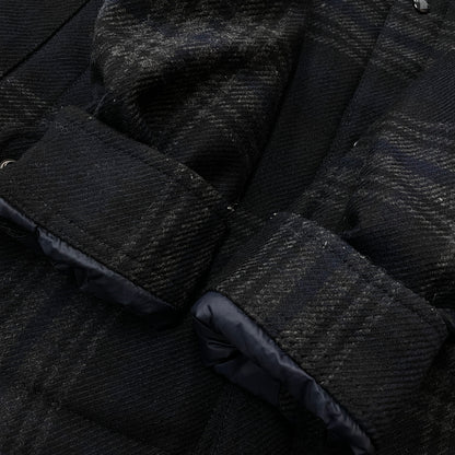 【中古品】【メンズ】 WOOLRICH ウールリッチ ALASKAN WOOL CHECK OVERSHIR WOOS0048 アラスカン ウール チェック オーバーシャツ 長袖 トップス 144-261021-sa-11-teih サイズ：M カラー：グレー 万代Net店
