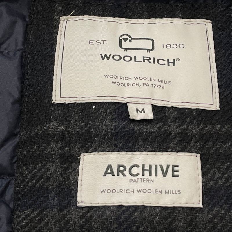 【中古品】【メンズ】 WOOLRICH ウールリッチ ALASKAN WOOL CHECK OVERSHIR WOOS0048 アラスカン ウール チェック オーバーシャツ 長袖 トップス 144-261021-sa-11-teih サイズ：M カラー：グレー 万代Net店