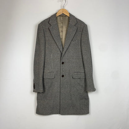 【中古品】【メンズ】 TOMMORROWLAND トゥモローランド Ermenegildo Zegna エルメネジルド ゼニア PILGRIM ZEGNA WOOL COAT ピルグリム ゼニア ウールコート アウター 147-261028-ss-07-teih サイズ：46 カラー：チェック 万代Net店