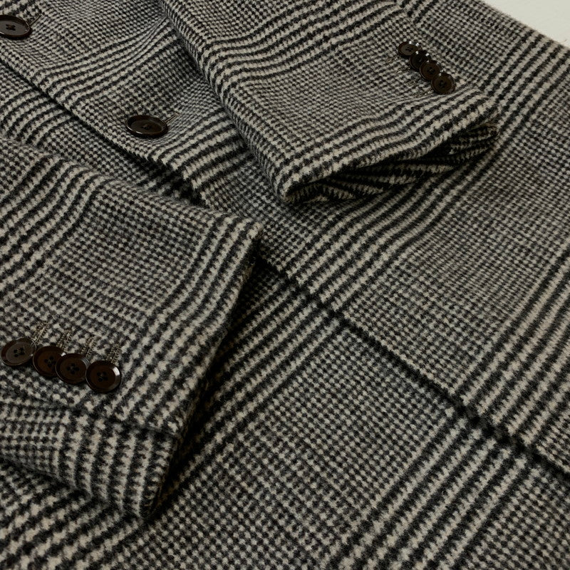【中古品】【メンズ】 TOMMORROWLAND トゥモローランド Ermenegildo Zegna エルメネジルド ゼニア PILGRIM ZEGNA WOOL COAT ピルグリム ゼニア ウールコート アウター 147-261028-ss-07-teih サイズ：46 カラー：チェック 万代Net店