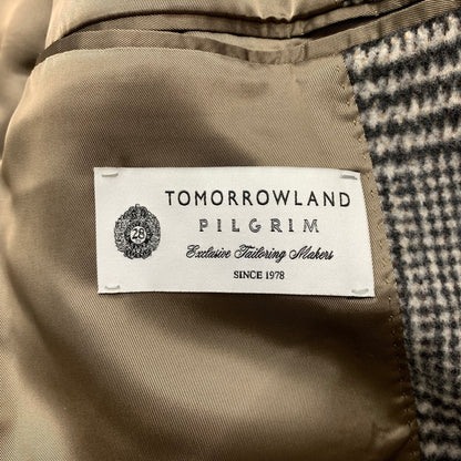 【中古品】【メンズ】 TOMMORROWLAND トゥモローランド Ermenegildo Zegna エルメネジルド ゼニア PILGRIM ZEGNA WOOL COAT ピルグリム ゼニア ウールコート アウター 147-261028-ss-07-teih サイズ：46 カラー：チェック 万代Net店