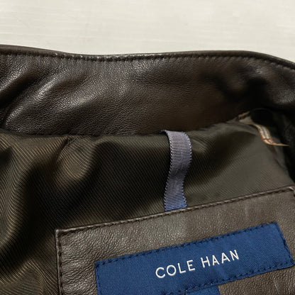 【中古品】【レディース】 COLEHAAN コールハーン RAM LEATHER RIDERSJACKET 356Z185 ラム レザー ライダースジャケット アウター 170-261019-sa-02-teih サイズ：S カラー：ブラウン 万代Net店
