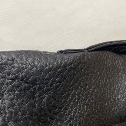 【中古品】【メンズ】 ZARA ザラ ECO LEATHER JACKET エコ レザー ジャケット アウター 147-261021-sa-03-teih サイズ：M カラー：ブラック 万代Net店
