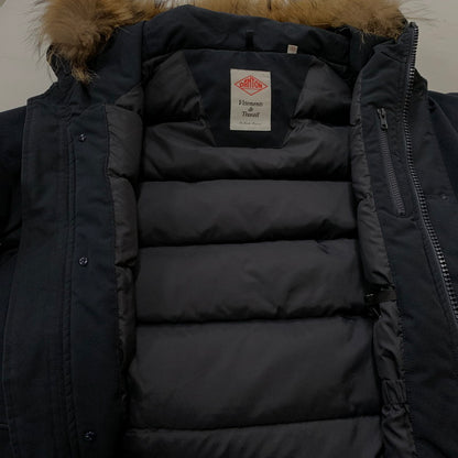 【中古品】【メンズ】 DANTON ダントン DOWN JACKET MADE IN CHINA 20A-FA-001 ダウンジャケット アウター 中国製 144-261028-ss-09-teih サイズ：44 ※擦れあり カラー：ネイビー 万代Net店