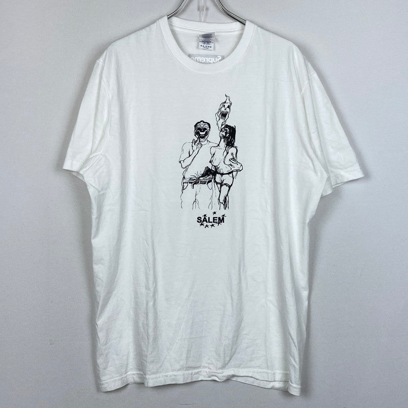 【中古品】【メンズ】 SUPREME シュプリーム 26SS SALEM S/S TEE 2026年春夏 セーラム ショートスリーブ Tシャツ 半袖 トップス 149-261019-sa-14-teih サイズ：L カラー：ホワイト 万代Net店