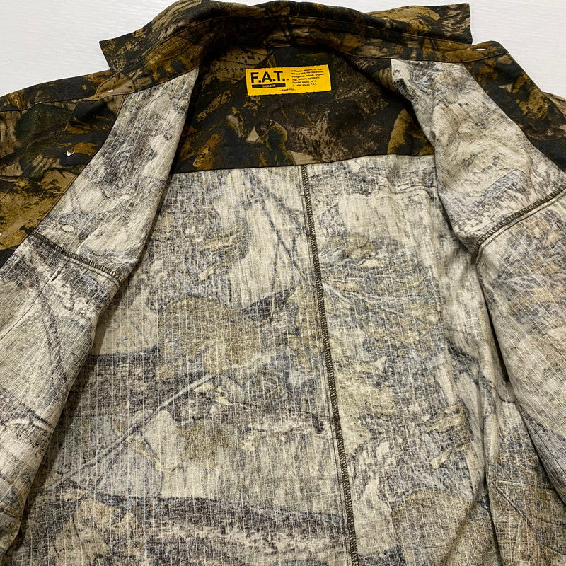 【中古品】【メンズ】 FAT エフエーティー MEGAFIELD F32511-SH25-AB メガフィールド 半袖 トップス シャツ 142-261019-sa-13-teih サイズ：SKINNY カラー：総柄 万代Net店