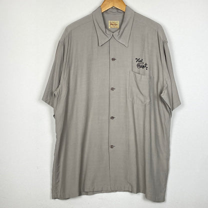 【中古品】【メンズ】 STYLE EYES スタイル アイズ RAYON BOWLING SHIRT SE39261 レーヨン ボウリング シャツ 半袖 トップス 145-261019-sa-15-teih サイズ：XL カラー：グレー 万代Net店