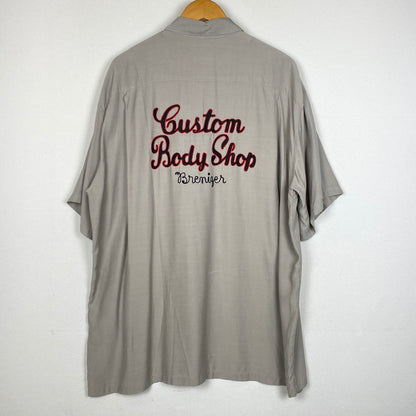 【中古品】【メンズ】 STYLE EYES スタイル アイズ RAYON BOWLING SHIRT SE39261 レーヨン ボウリング シャツ 半袖 トップス 145-261019-sa-15-teih サイズ：XL カラー：グレー 万代Net店