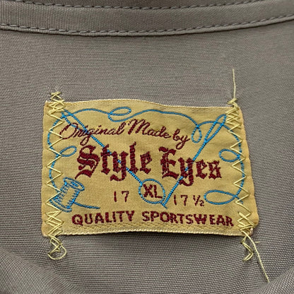 【中古品】【メンズ】 STYLE EYES スタイル アイズ RAYON BOWLING SHIRT SE39261 レーヨン ボウリング シャツ 半袖 トップス 145-261019-sa-15-teih サイズ：XL カラー：グレー 万代Net店