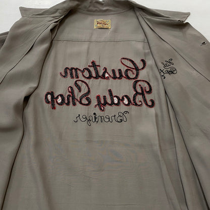 【中古品】【メンズ】 STYLE EYES スタイル アイズ RAYON BOWLING SHIRT SE39261 レーヨン ボウリング シャツ 半袖 トップス 145-261019-sa-15-teih サイズ：XL カラー：グレー 万代Net店
