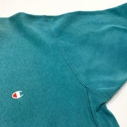 【中古品】【メンズ】 Champion チャンピオン 90's REVERSE WEAVE SWEAT VINTAGE 90年代 リバースウィーブ スウェット トップス トレーナー ヴィンテージ 145-261028-ss-02-teih サイズ：XL カラー：グリーン系 万代Net店