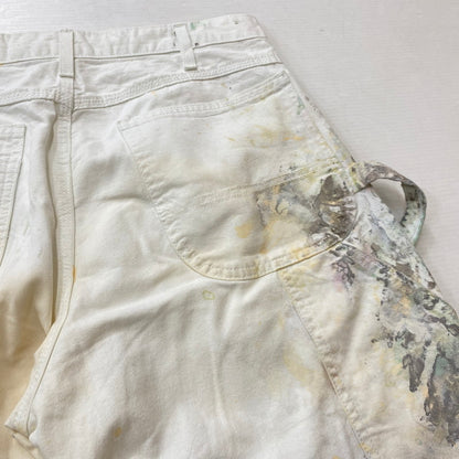 【現状渡し品】【メンズ】 DICKIES ディッキーズ PAINTERS DOUBLE KNEE UTILITY PANTS ペインターズ ダブルニー ユーティリティー パンツ ボトムス 156-261019-sa-16-teih サイズ：34×32 カラー：ホワイト 万代Net店