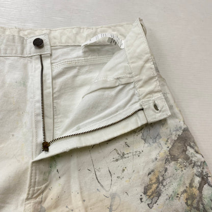 【現状渡し品】【メンズ】 DICKIES ディッキーズ PAINTERS DOUBLE KNEE UTILITY PANTS ペインターズ ダブルニー ユーティリティー パンツ ボトムス 156-261019-sa-16-teih サイズ：34×32 カラー：ホワイト 万代Net店